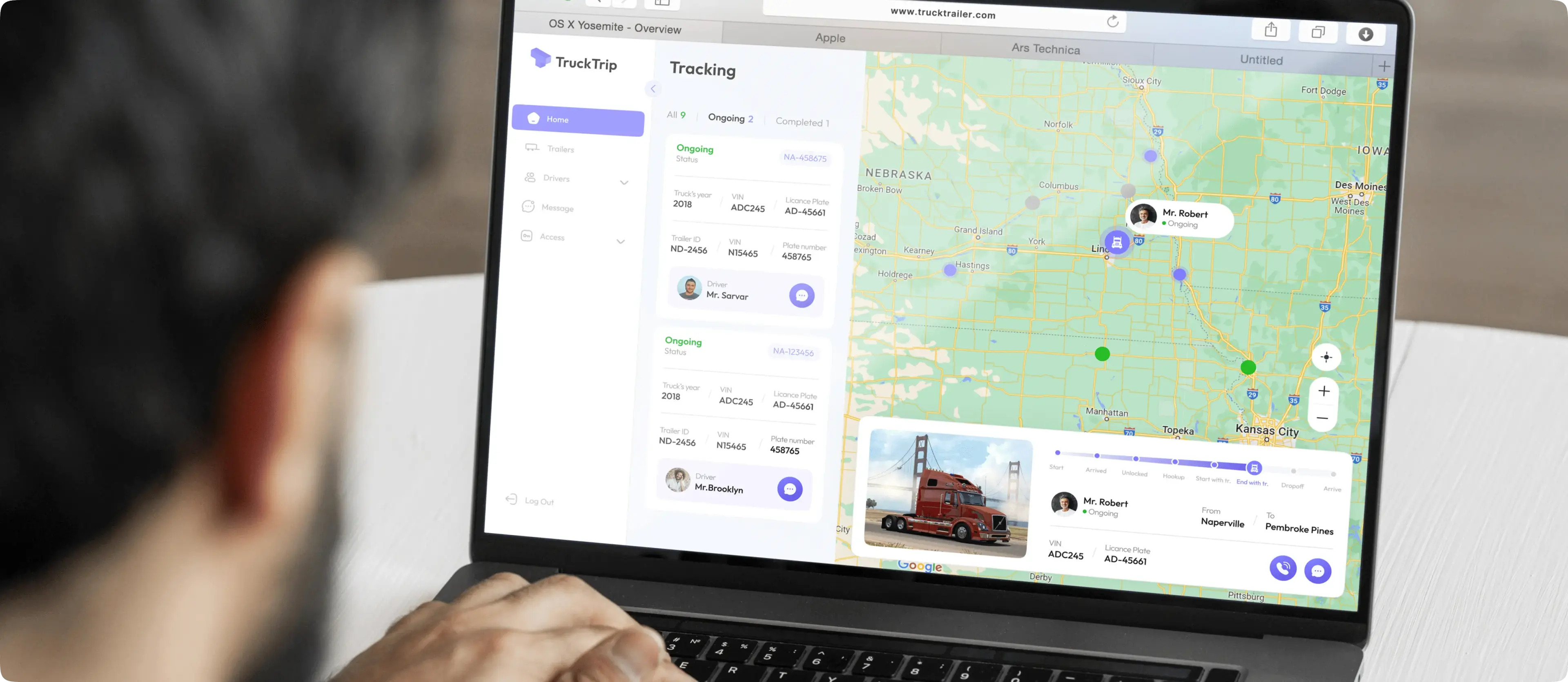 Website for TSS company